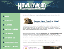 Tablet Screenshot of howllywoodpetgrooming.com